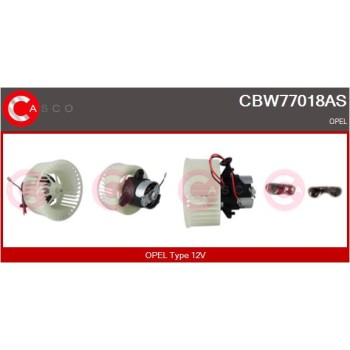 Ventilador habitáculo - CASCO CBW77018AS