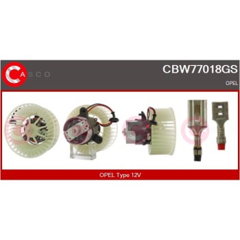 Ventilador habitáculo - CASCO CBW77018GS