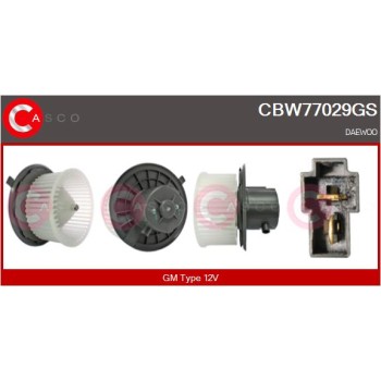Ventilador habitáculo - CASCO CBW77029GS