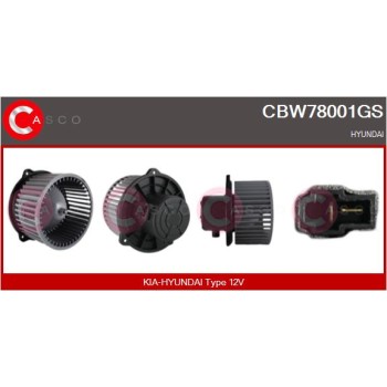 Ventilador habitáculo - CASCO CBW78001GS