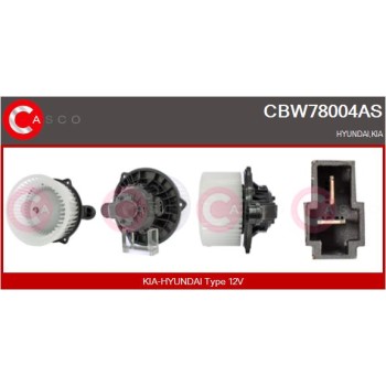 Ventilador habitáculo - CASCO CBW78004AS