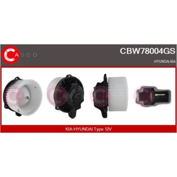Ventilador habitáculo - CASCO CBW78004GS