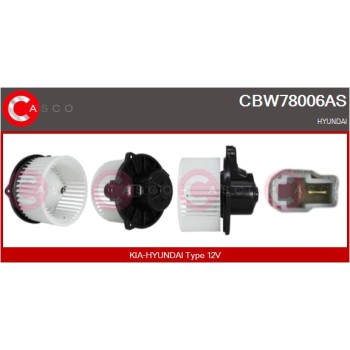 Ventilador habitáculo - CASCO CBW78006AS