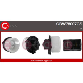 Ventilador habitáculo - CASCO CBW78007GS