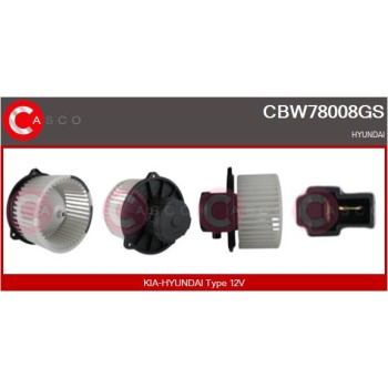 Ventilador habitáculo - CASCO CBW78008GS