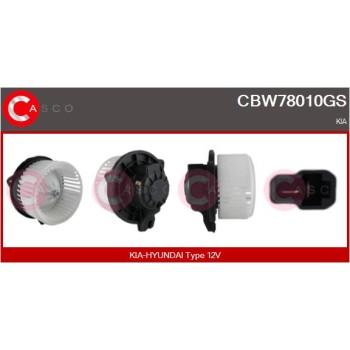 Ventilador habitáculo - CASCO CBW78010GS