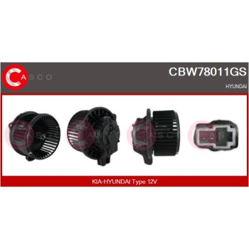 Ventilador habitáculo - CASCO CBW78011GS