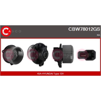 Ventilador habitáculo - CASCO CBW78012GS