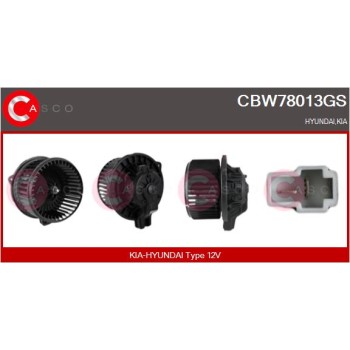 Ventilador habitáculo - CASCO CBW78013GS