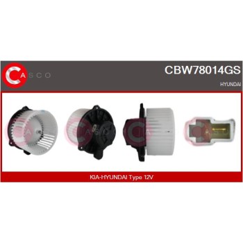 Ventilador habitáculo - CASCO CBW78014GS