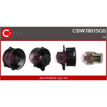 Ventilador habitáculo - CASCO CBW78015GS