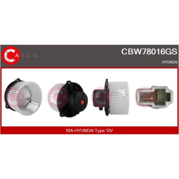 Ventilador habitáculo - CASCO CBW78016GS