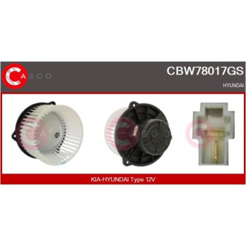 Ventilador habitáculo - CASCO CBW78017GS