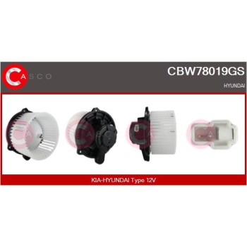 Ventilador habitáculo - CASCO CBW78019GS