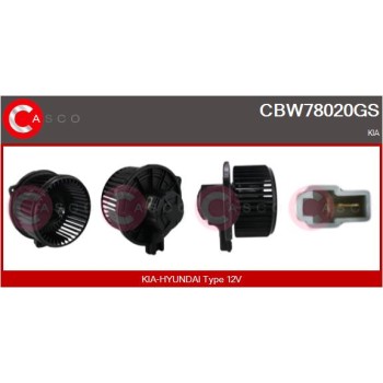 Ventilador habitáculo - CASCO CBW78020GS