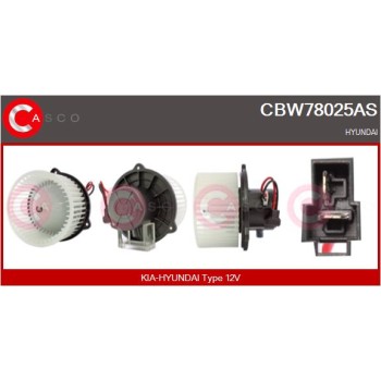 Ventilador habitáculo - CASCO CBW78025AS