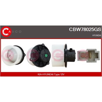 Ventilador habitáculo - CASCO CBW78025GS