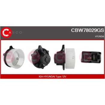 Ventilador habitáculo - CASCO CBW78029GS