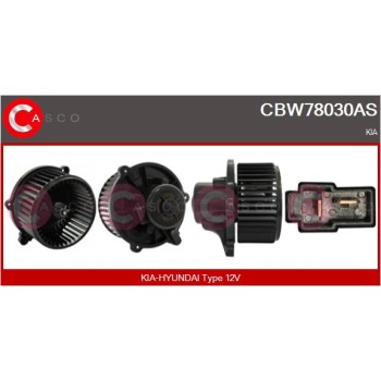 Ventilador habitáculo - CASCO CBW78030AS