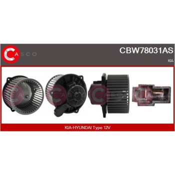 Ventilador habitáculo - CASCO CBW78031AS