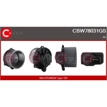 Ventilador habitáculo - CASCO CBW78031GS