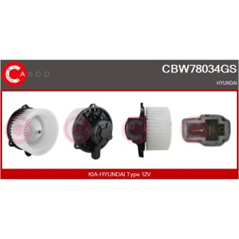 Ventilador habitáculo - CASCO CBW78034GS