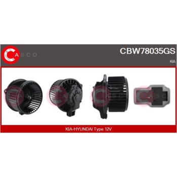 Ventilador habitáculo - CASCO CBW78035GS