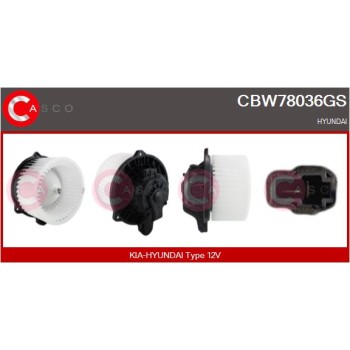 Ventilador habitáculo - CASCO CBW78036GS