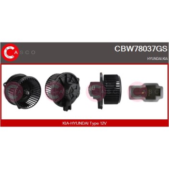 Ventilador habitáculo - CASCO CBW78037GS