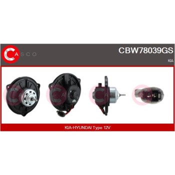 Ventilador habitáculo - CASCO CBW78039GS