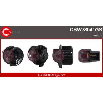 Ventilador habitáculo - CASCO CBW78041GS