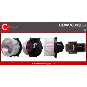 Ventilador habitáculo - CASCO CBW78042GS