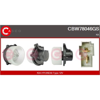 Ventilador habitáculo - CASCO CBW78046GS