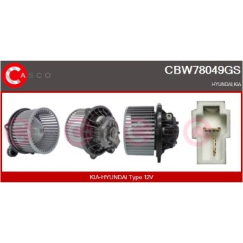 Ventilador habitáculo - CASCO CBW78049GS