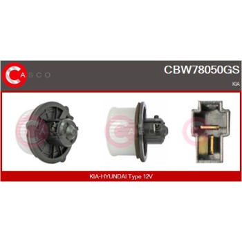 Ventilador habitáculo - CASCO CBW78050GS