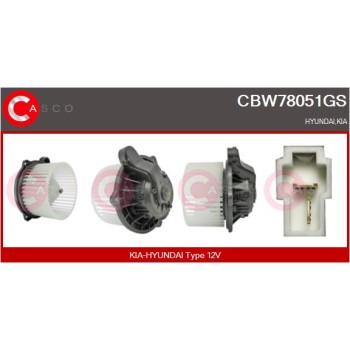 Ventilador habitáculo - CASCO CBW78051GS