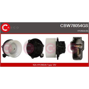 Ventilador habitáculo - CASCO CBW78054GS