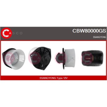 Ventilador habitáculo - CASCO CBW80000GS