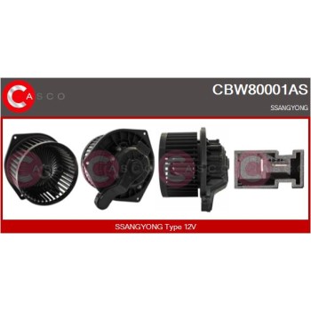 Ventilador habitáculo - CASCO CBW80001AS