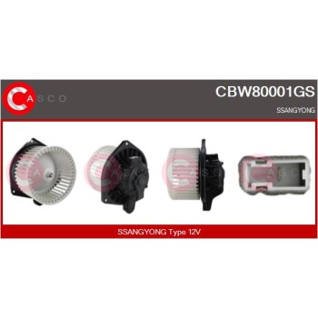 Ventilador habitáculo - CASCO CBW80001GS