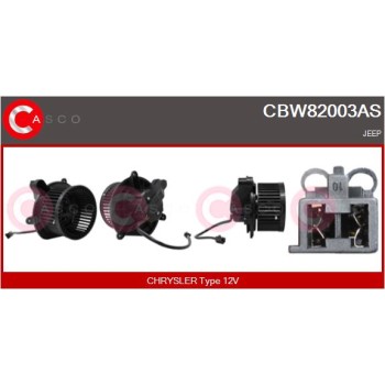 Ventilador habitáculo - CASCO CBW82003AS