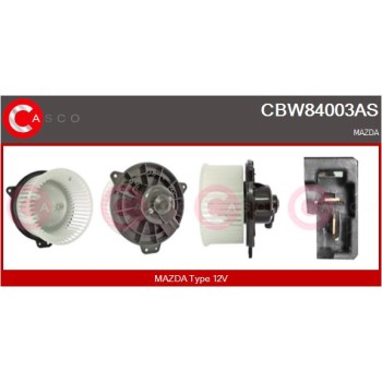 Ventilador habitáculo - CASCO CBW84003AS