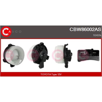 Ventilador habitáculo - CASCO CBW86002AS