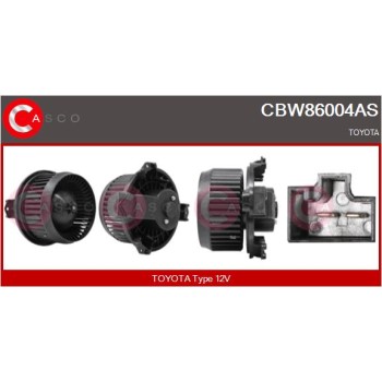 Ventilador habitáculo - CASCO CBW86004AS
