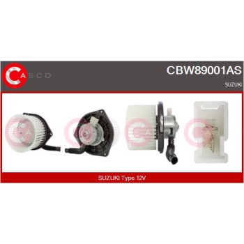 Ventilador habitáculo - CASCO CBW89001AS