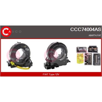 Muelle espiral, airbag - CASCO CCC74004AS