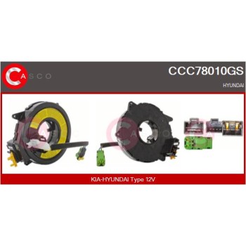Muelle espiral, airbag - CASCO CCC78010GS