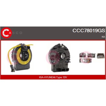 Muelle espiral, airbag - CASCO CCC78019GS