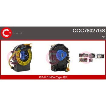 Muelle espiral, airbag - CASCO CCC78027GS