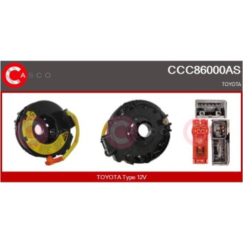 Muelle espiral, airbag - CASCO CCC86000AS